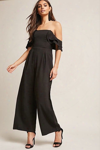 Selfie Leslie Off-the-shoulder Jumpsuit