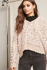 Boucle High-Low Sweater