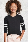 Girls Varsity Stripe Top (Kids)