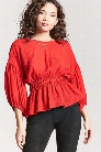 Ruched Crepe Top