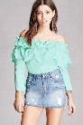 Ruffle Off-the-Shoulder Top