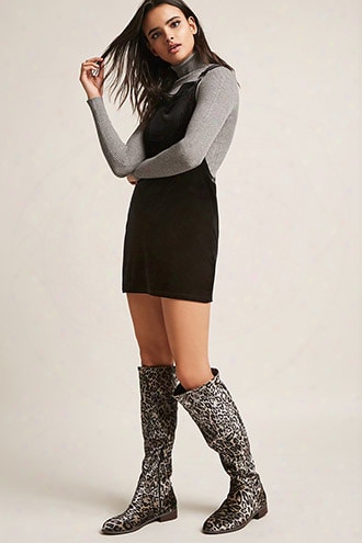 Very Volatile Leopard Print Over-the-knee Boots