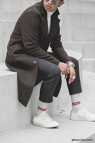 Wool-blend Overcoat