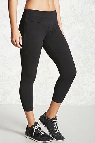 Active Foldover Capri Leggings