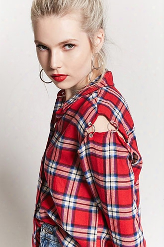 Button-up Plaid Shirt