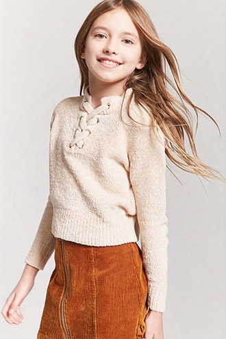 Chenille Lace-up Top (kids)