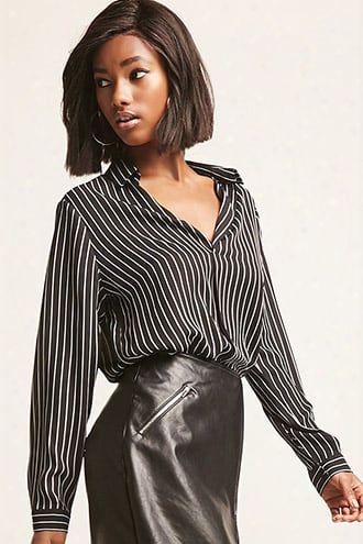 Chiffon Pinstripe Top