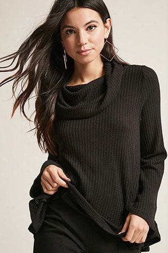 Cowl Neck Bell-sleeve Top