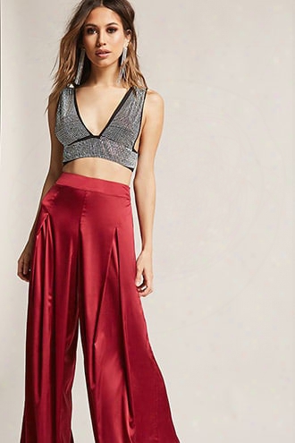 Eta Satin Palazzo Pants