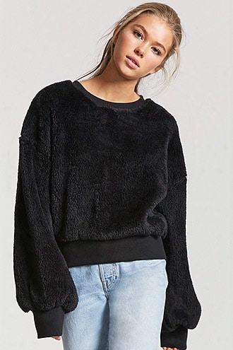 Faux Fur Sweatshirt