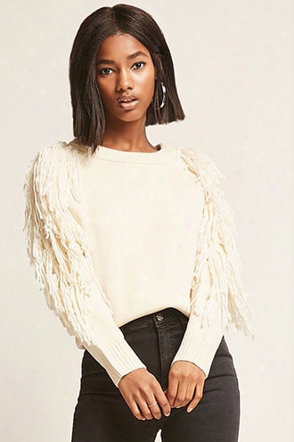 Fringe Raglan Sweater