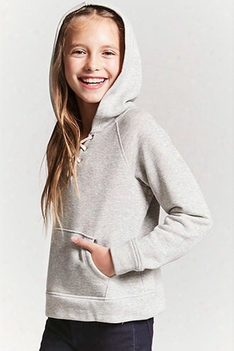 Girls Lace-up Hoodie (kids)