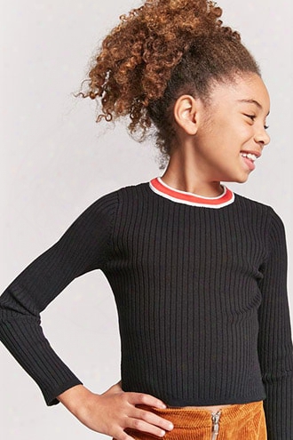 Girls Ribbed Knit Sweater (kids)