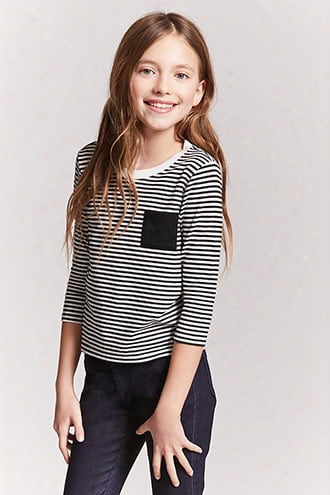 Girls Stripe Pocket Top (kids)