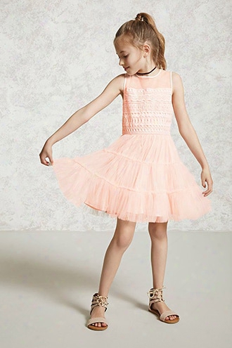 Girls Tulle Combo Dress (kids)