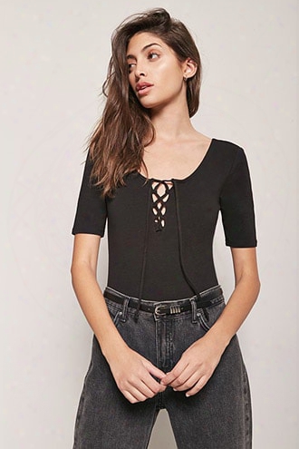 Lace-up Bodysuit