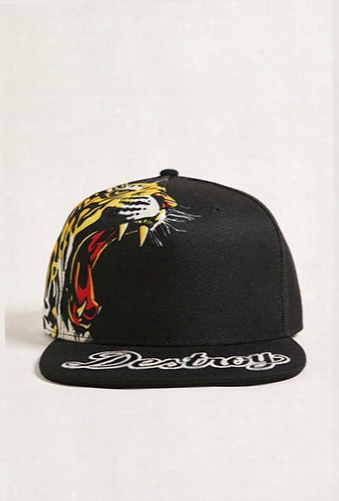 Men Reason Tiger Snapback Hat