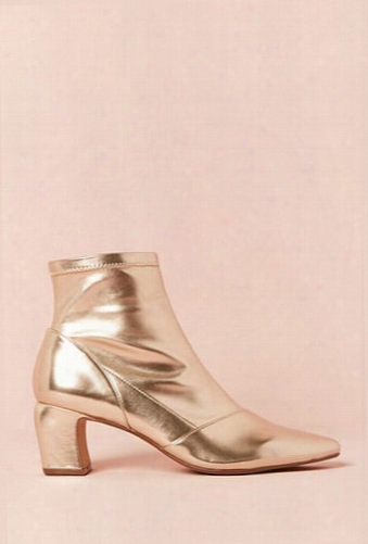 Metallic Ankle Boots
