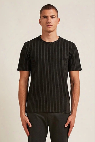 Pinstripe-stitched Tee