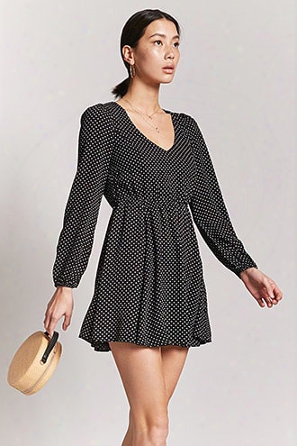 Polka Dot Skater Dress