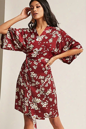 Rd & Koko Floral Tie-front Dress