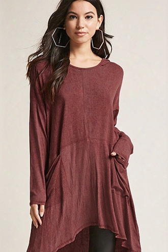 Ribbed High-low Tunic