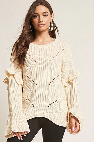 Ruffle Sleeve Sweater