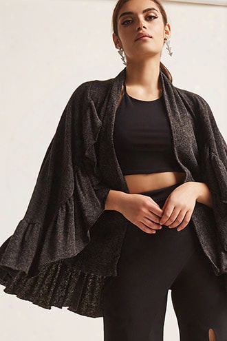 Rufflled Knit Cape