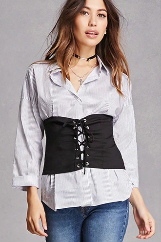 Stripe Corset Shirt