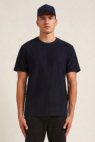 Textured Crew Neck Tee