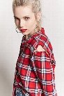 Button-Up Plaid Shirt