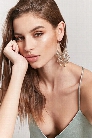 Faux Pearl Chandelier Earrings