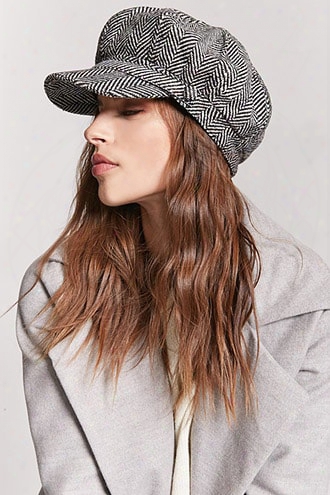 Tweed Herringbone Cabby Hat