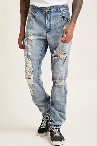 Young & Reckless Distressed Skinny Jeans