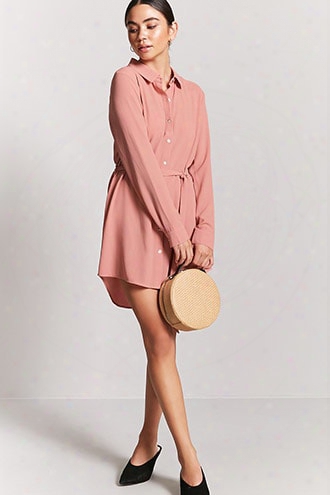 Belted Shirt Dress