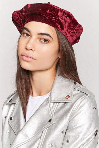 Crushed Velvet Beret