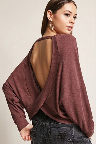 Cutout Back Sweater