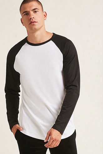 Dolphin-hem Baseball Tee