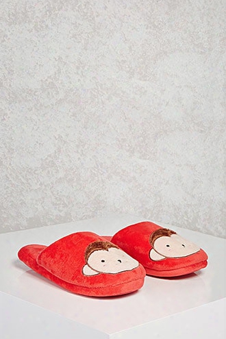 Fleece Monkey Slippers