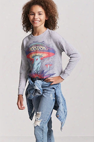 Girls Boston Graphic Top (kids)