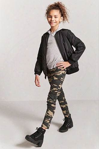 Girls Camo Print Jeans (kids)