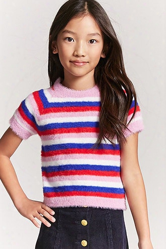 Girls Fuzzy Knit Tee (kids)