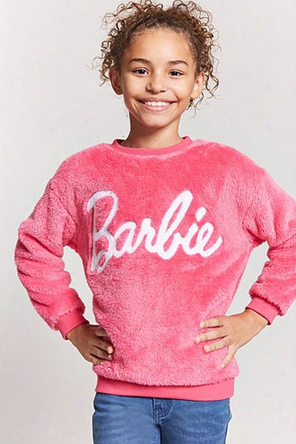 Girls Plush Barbie Sweatshirt (kids)