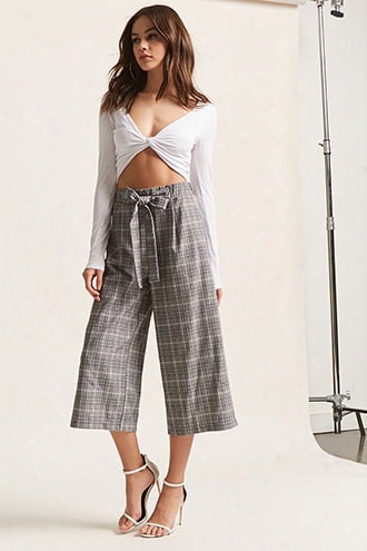 Glen Plaid Culottes