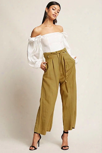 High-rise Pleated Pants