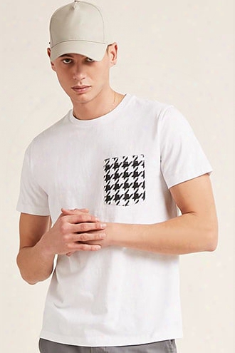 Houndstooth Pocket Tee