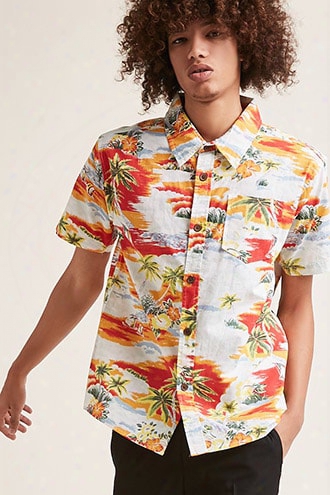 Ingear Island Print Short-sleeve Shirt