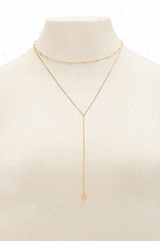 Layered Drop Chain Necklace
