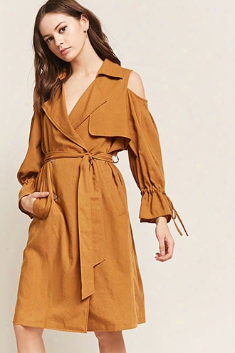 Open-shoulder Trench Coat