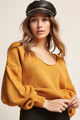 Oversized Purl Knit Top